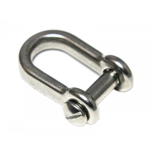 Dee Shackle Semi Round Slot Head Stainless Steel